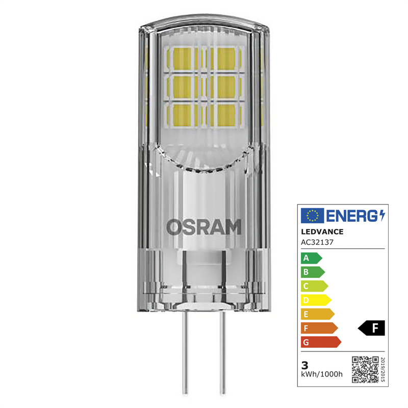 Osram LED PIN 28 G4 12V 2.6W 300lm WW