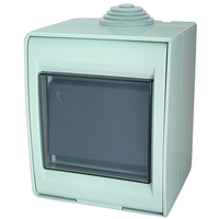 VIMAR Interruttore a pulsante SCH3 illum. (LED rosso, orient./contr.) IP55 gr