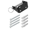 Avvolgicavo retrattile 1xT13 Td 3x1.5mm2 5m con spina T12 1m nr/bl