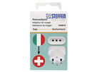 Reiseadapter Italien - Schweiz 3-polig max. 10A ws