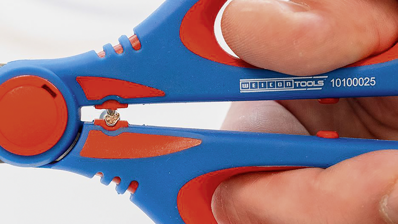 WEICON Ciseaux d'électricien XL pour câbles à fils fins jusqu'à 50mm² bl/rg