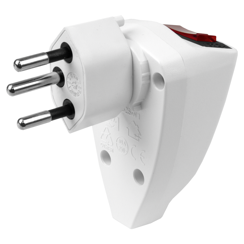 Spina RESET T12 con Breaker Switch blanc