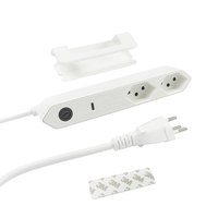 Presa multipla IQ 2xT13 + 1xUSB-C PD 18W 1.5m bi
