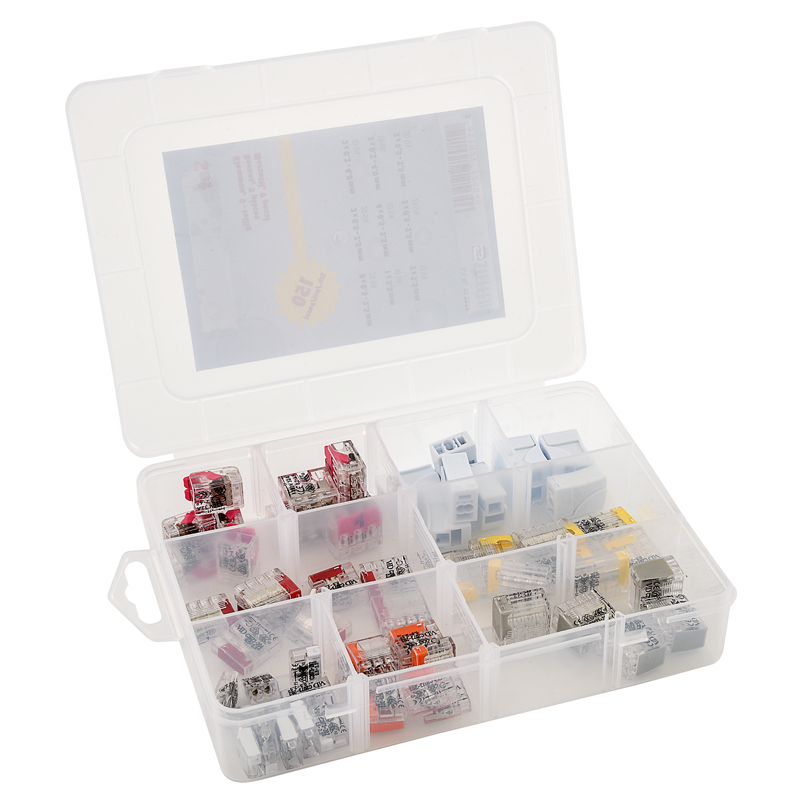 Verbindungsklemmen Set 9-teilig VPE 150 Stk. assortiert