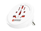 SKROSS Adaptateur de voyage Monde - Europe 3 pôles max. 16A bl