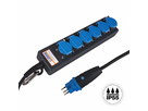 Presa multipla PROFESSIONAL 6xT13 GdV 3x1.5mm2 5m IP55 nr/bl