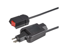 Stromsparkabel MOUSE Td 3x1mm2 2m T12-T13 Schlaufstecker + ext. Kabelschalter sw