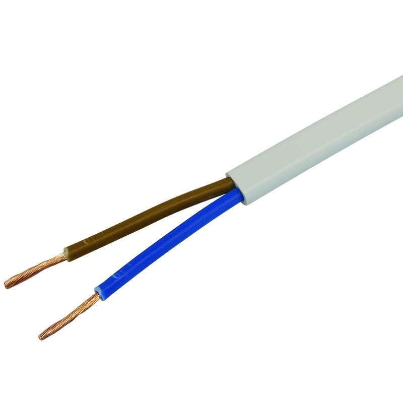 Tdlf Kabel 2x0.75mm² weiss Ring 10m