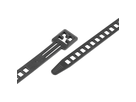 Attaches-câbles noire 140mm x 9.0mm détachable, Pack à 100 pcs.