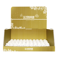 X-MAS Schüttendisplay Mehrfachadapter Stern 3xT13 weiss Inhalt 80 Stk.