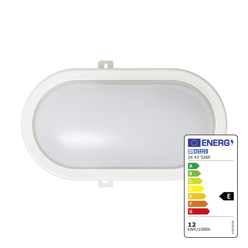 WORKLIGHT LED Wandleuchte oval 12W