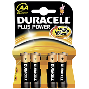 Duracell Plus Power Pile alcalino 1.5V MN1500 LR6 AA blister