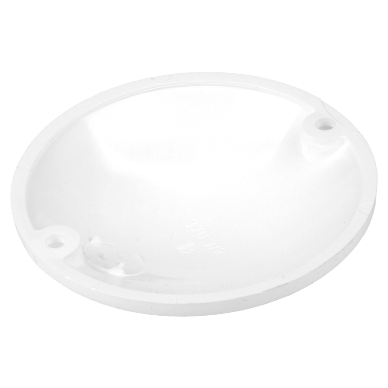Rosetta da soffitta rotonda Ø 90mm, colore bianco