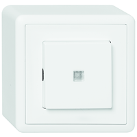 EDIZIOdue Interr. app. CONT. CHIU.-APER. 1L illum. (LED giallo, orie./con.) bi