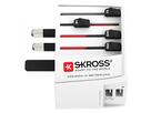 SKROSS Reiseadapter MUV World - World + 2xUSB-A 2-polig max. 2.5A mit Sicherung