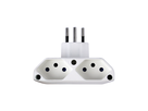 Mehrfachadapter OPPOSITE 2xT13 drehbar 270° ws