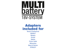 WORKLIGHT Projecteur multi battery LED accumulateurs 50W avec poignée et support