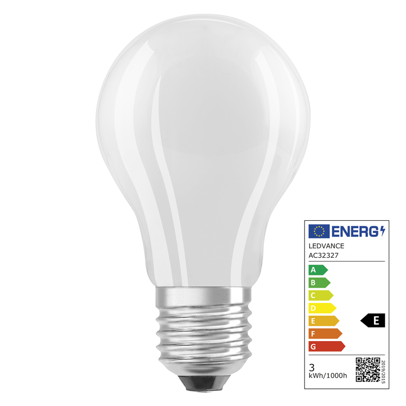 Osram LED Superstar Classic A E27 240V 2.2W 250lm WW