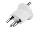 Adaptateur FIXE Allemagne CEE7/7 - Suisse T12 3 pôles bl