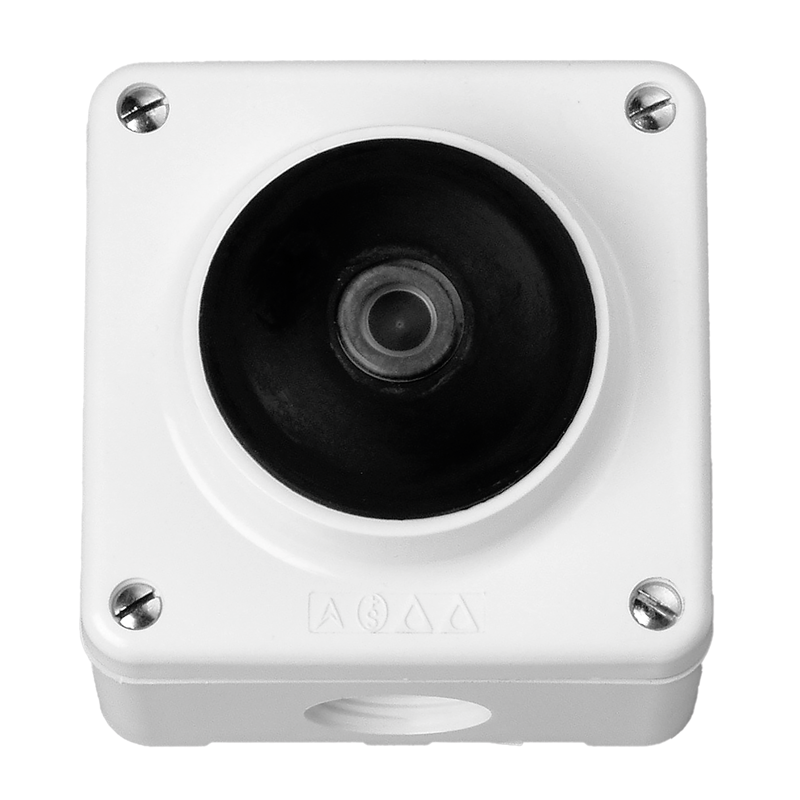MICA Interrupteur à bouton-poussoir app. humide SCH3 lumineux (orient.) IP54 bl