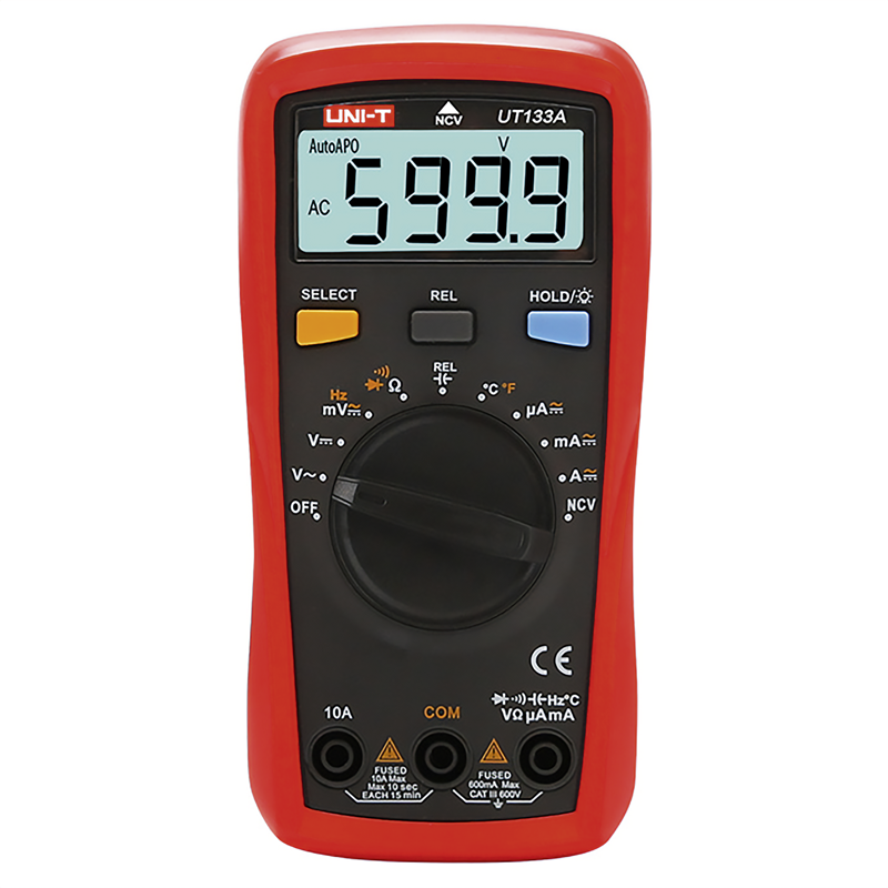 Multimètre AC/DC (0.6-600V/0.006-10A) CATIII 600V ro/nr