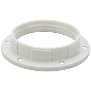 Bague E27/9mm blanc