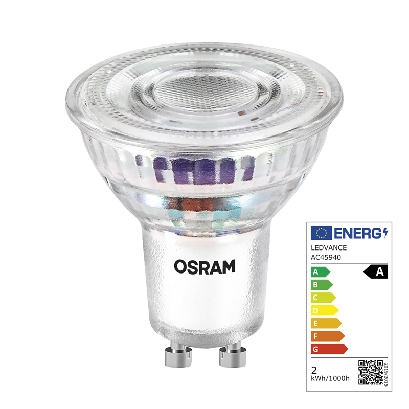 Osram LED PAR16 GU10 240V 2W 360lm WW
