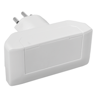 Adaptateur multiple OPPOSITE 2xT13 rotatif 270° bl