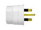 Reiseadapter Schweiz - UK 3-polig max. 10A mit Sicherung ws