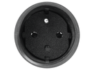 FIX Adapter Deutschland CEE7/7 - Schweiz T12 3-polig sw VPE 100 Stk.