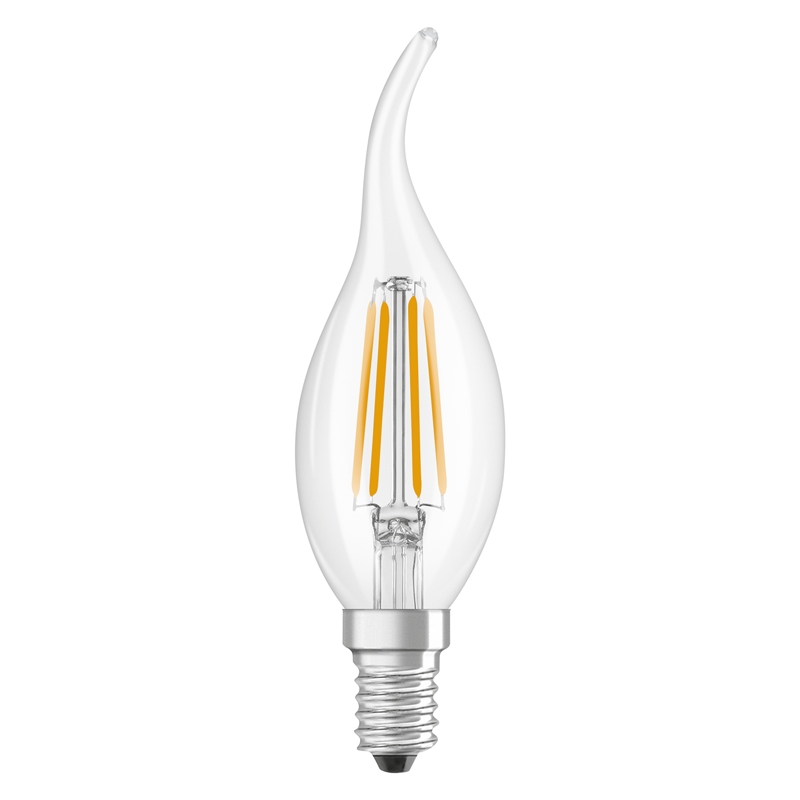 Osram LED Star Retrofit Classic BA E14 240V 3.4W 470lm WW