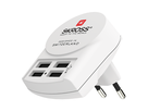 SKROSS Adaptateur de charge 4xUSB-A max. 5V/4.8A bl