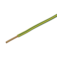 Fil-T 2.5mm² jaune/vert bague 100m