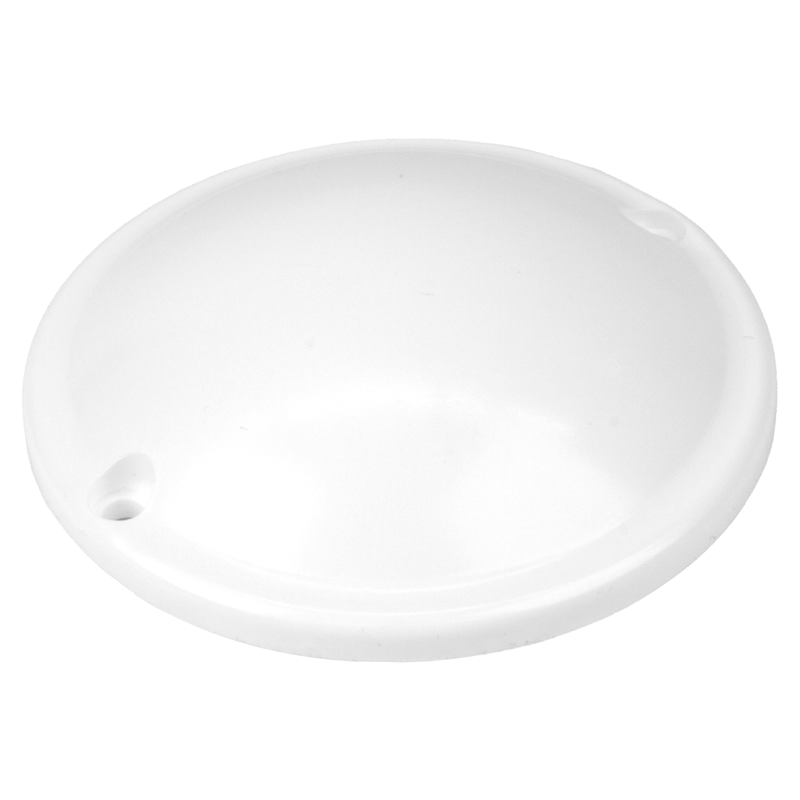 Rosetta da soffitta rotonda Ø 90mm, colore bianco