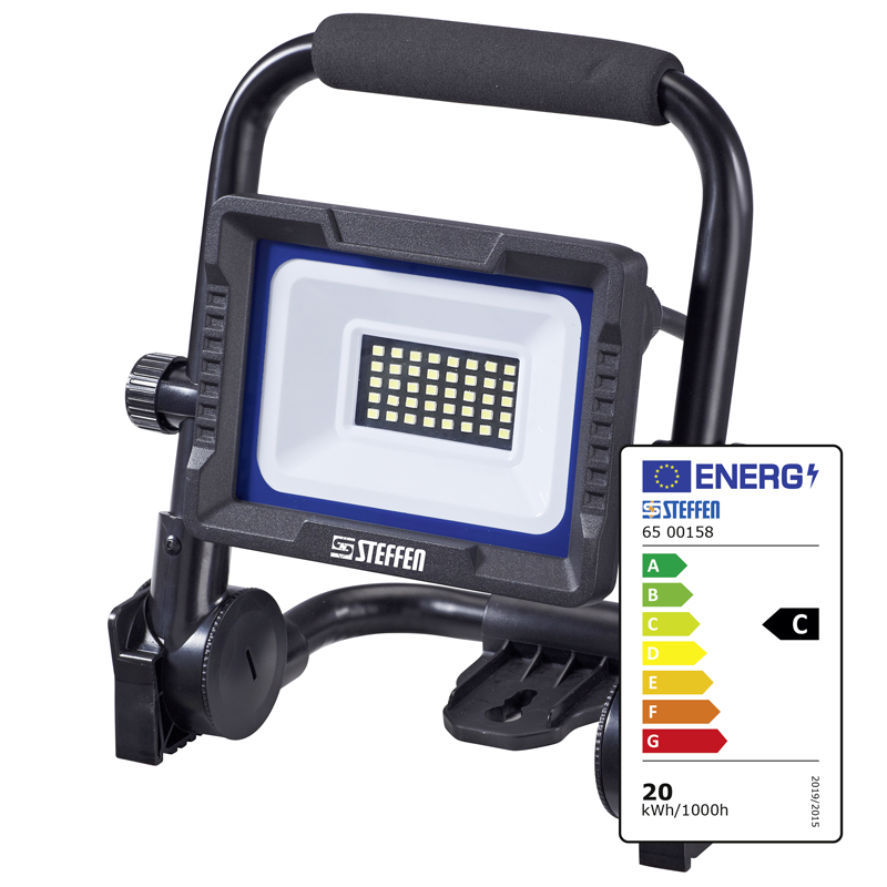 WORKLIGHT projecteur LED 20W avec poignée et support pliable 5m