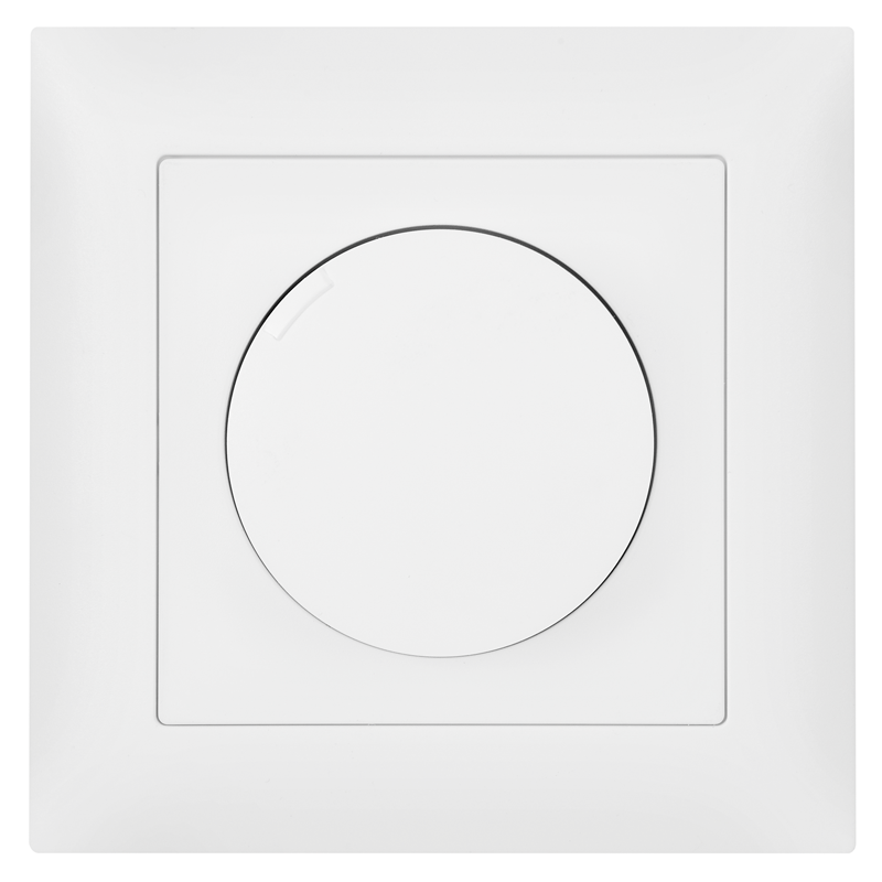 EDIZIOdue Variateur rotatif à enc. LED UNIVERSEL 4-400W/VA (LED 4-200W) bl
