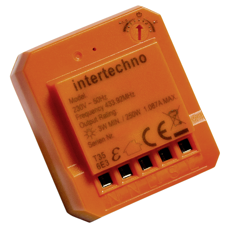 INTERTECHNO Funk-Einbau-Dimmermodul ITD-251 (max. 250W) or