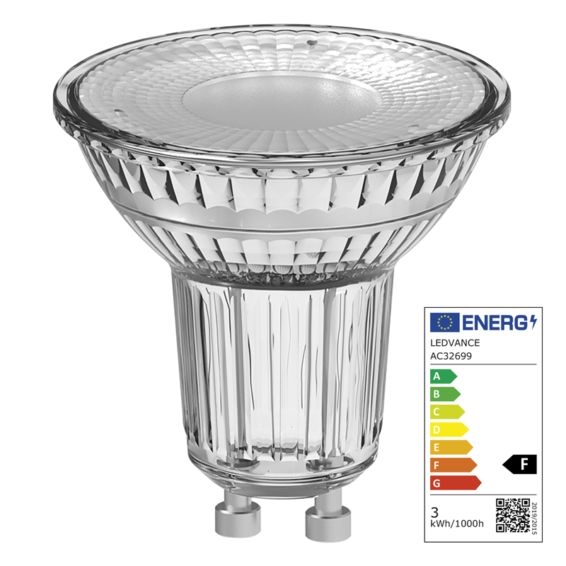 Osram LED Star PAR16 GU10 240V 2.6W 230lm WW VPE 2STK