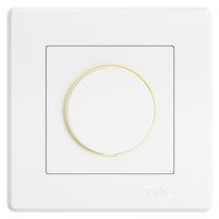 EDIZIO.liv Variateur rotatif à enc. SECT. DE PHASE 20-300W illuminé bl