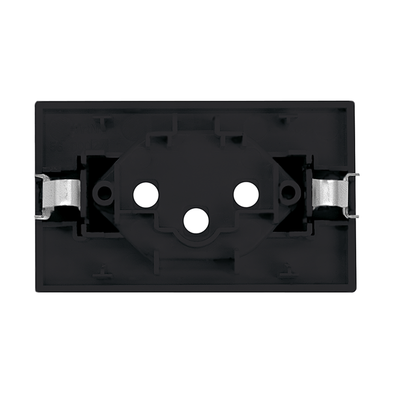FLF Abdeckplatte Steckdose 1xT13 Gr.1 sw