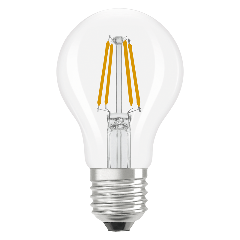 Osram LED Retrofit Classic A Filament E27 240V 3.4W (40W) 470lm clair WW