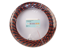 Tire-fil PROFFESSIONAL 50m Ø 6mm avc ressort de rech. + jeu d'accessoires nr/rg
