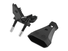 Euro-Stecker sw Rundkabel
