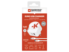 SKROSS Adapt. de charge 65W PD 1xUSB-A + 1xUSB-C max. 5.4A, bl
