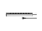 Steckdosenleiste ALU MODULAR PDU SILVER 1HE 8xT23 3m si/sw