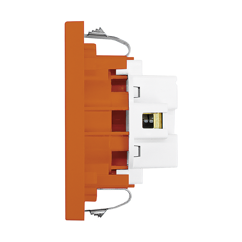 FLF Prise 1xT23 (16A/250V) avec bornes à fiche Gr.1 or