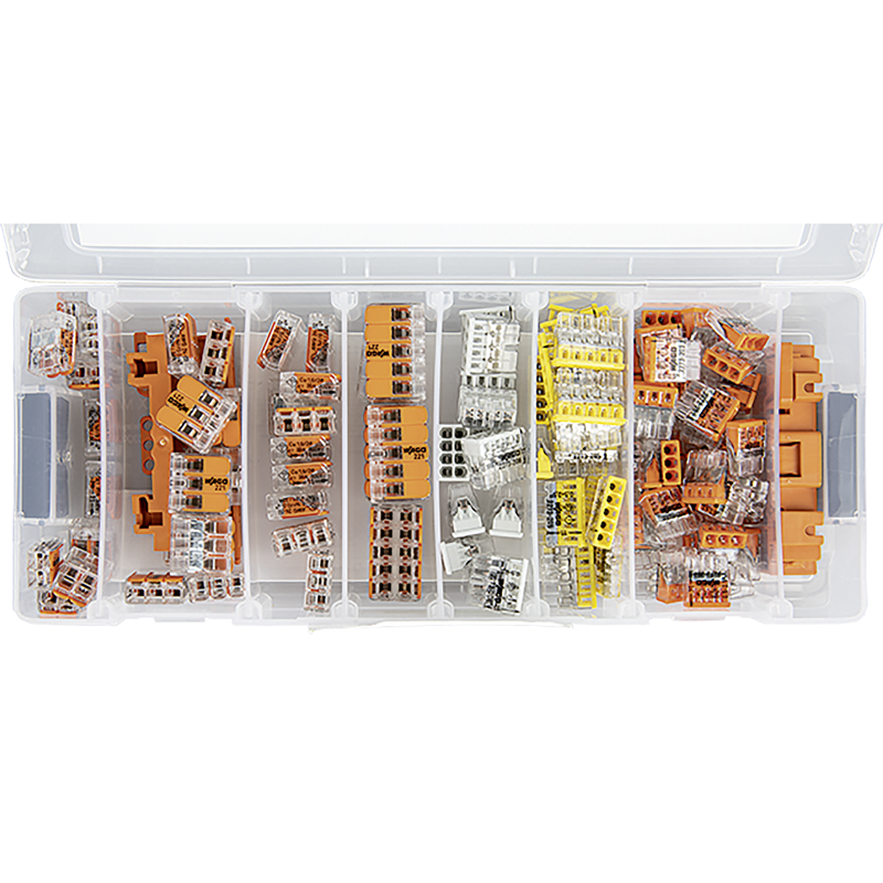 WAGO Set de bornes de connexion 8-parties UE 122 pcs. assorties