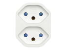 Adattatore multiplo MANTA 2xT13 girevole 320° bi