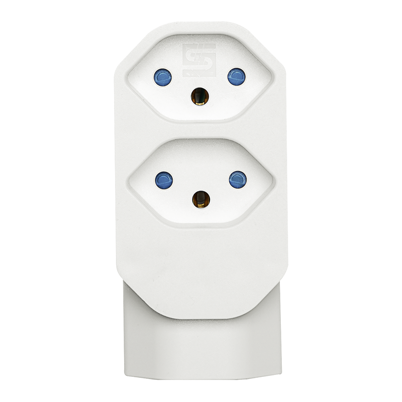 Mehrfachadapter MANTA 2+1xT13 drehbar 320° ws