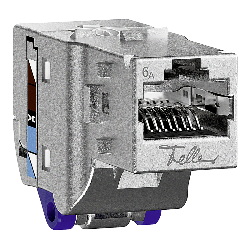 EASYNET Modulo di connessione 1xRJ45 (CAT 6A) S-One schermato ar